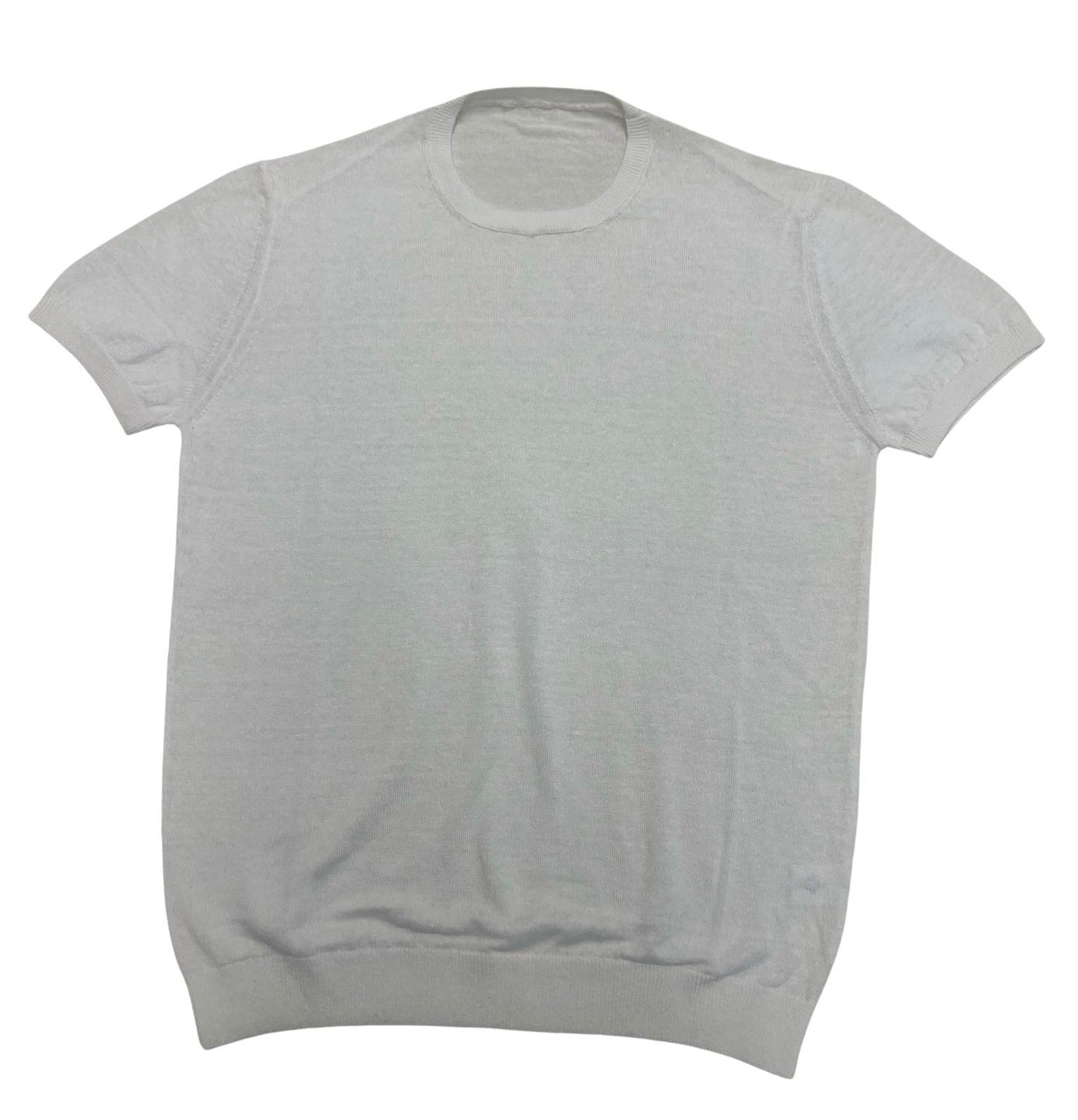 T-SHIRT 100% LINO BIANCO