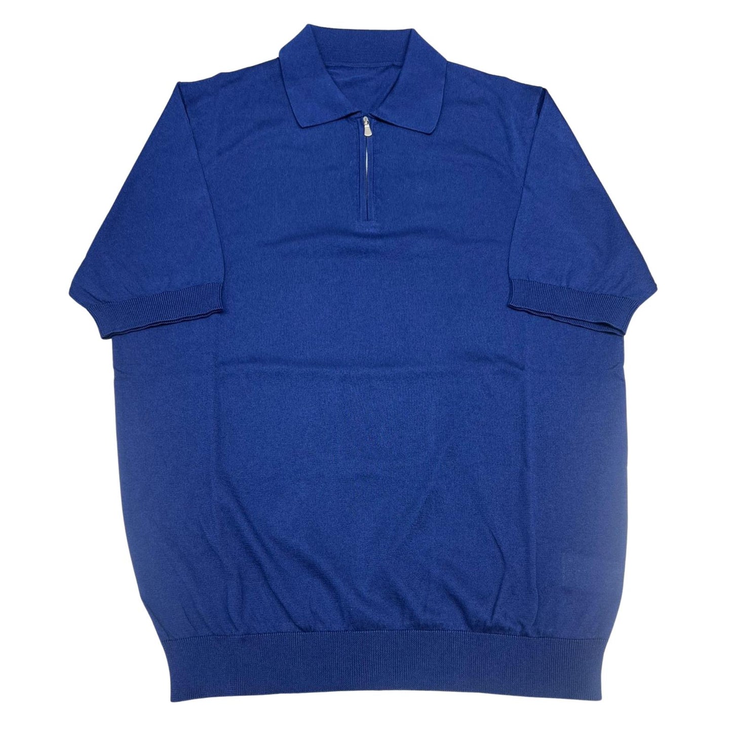 POLO 1/2 ZIP SETA COTONE COL.620