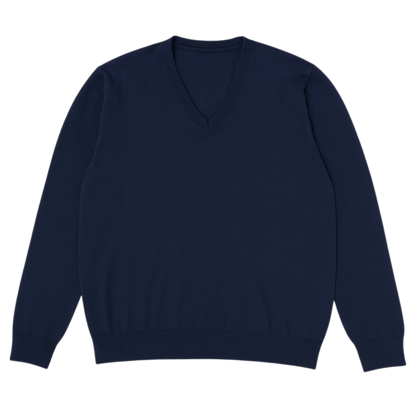 SCOLLO V CREPE COL.NAVY