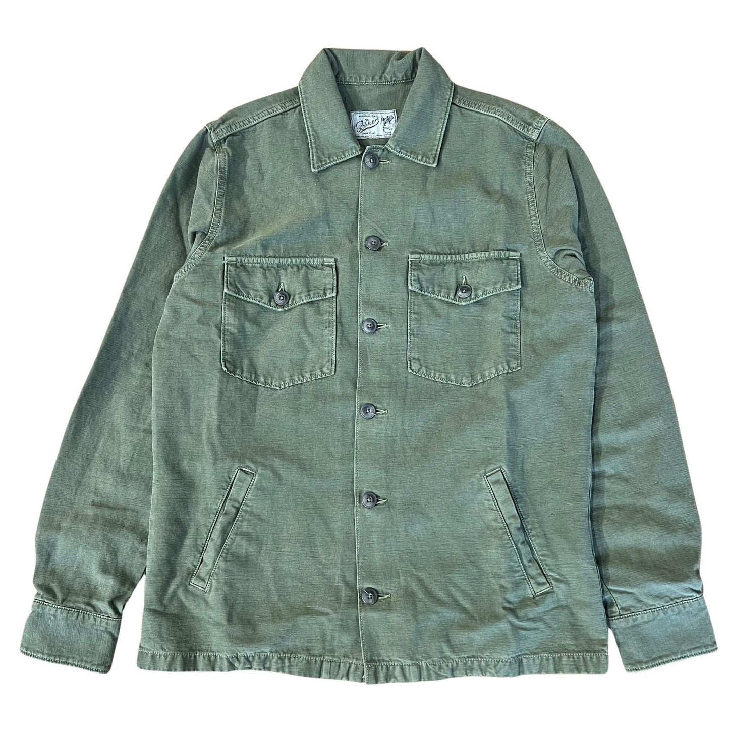 CPO LINO SATEN MILITARY GREEN