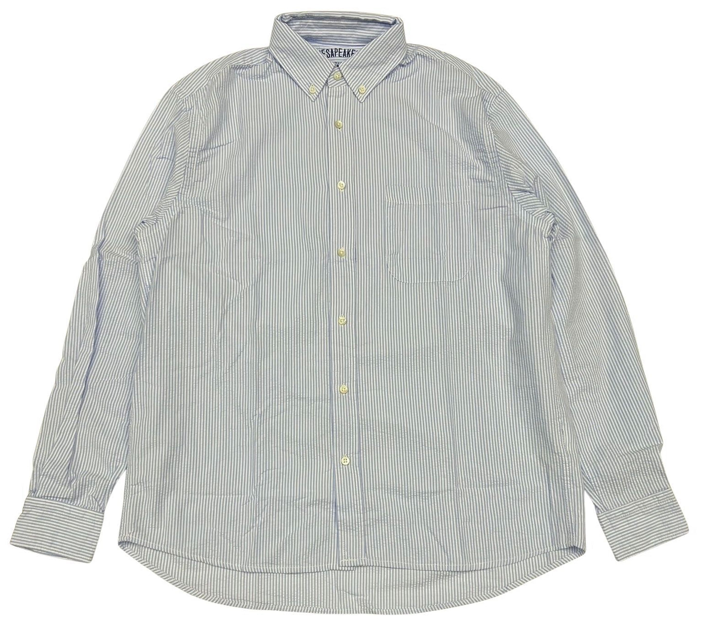 CAMICIA RALPH SEERSUCKER AZZURRO