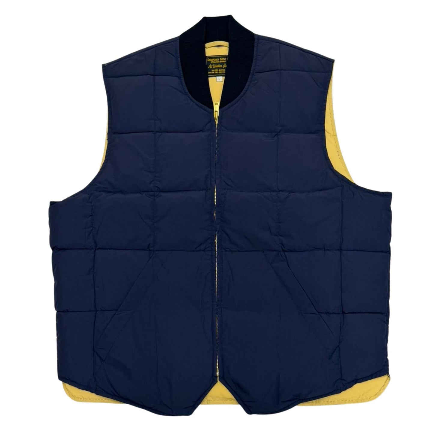 SEATTLE DOWN VEST COL.DARK NAVY