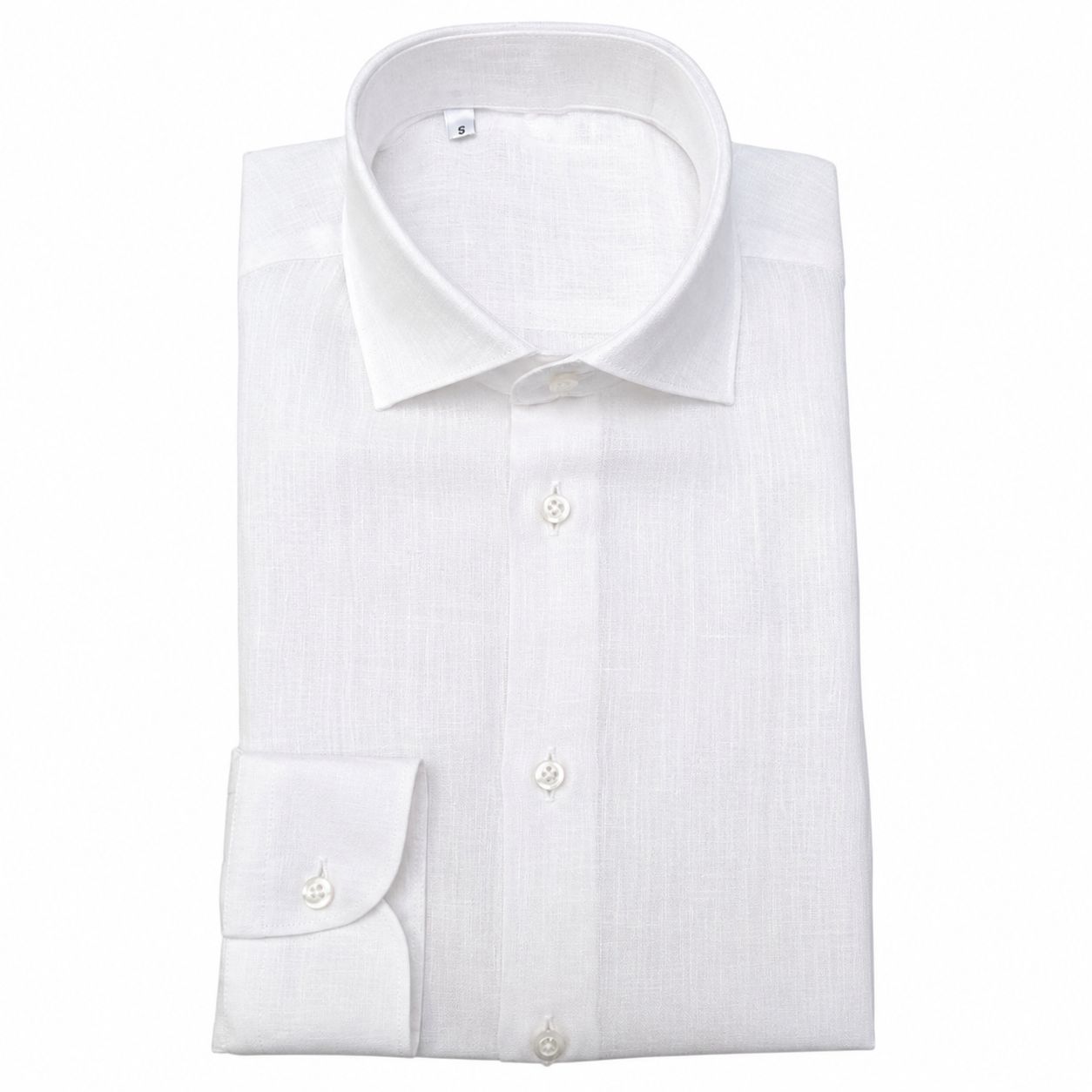 CAMICIA 100% LINO COL.BIANCO