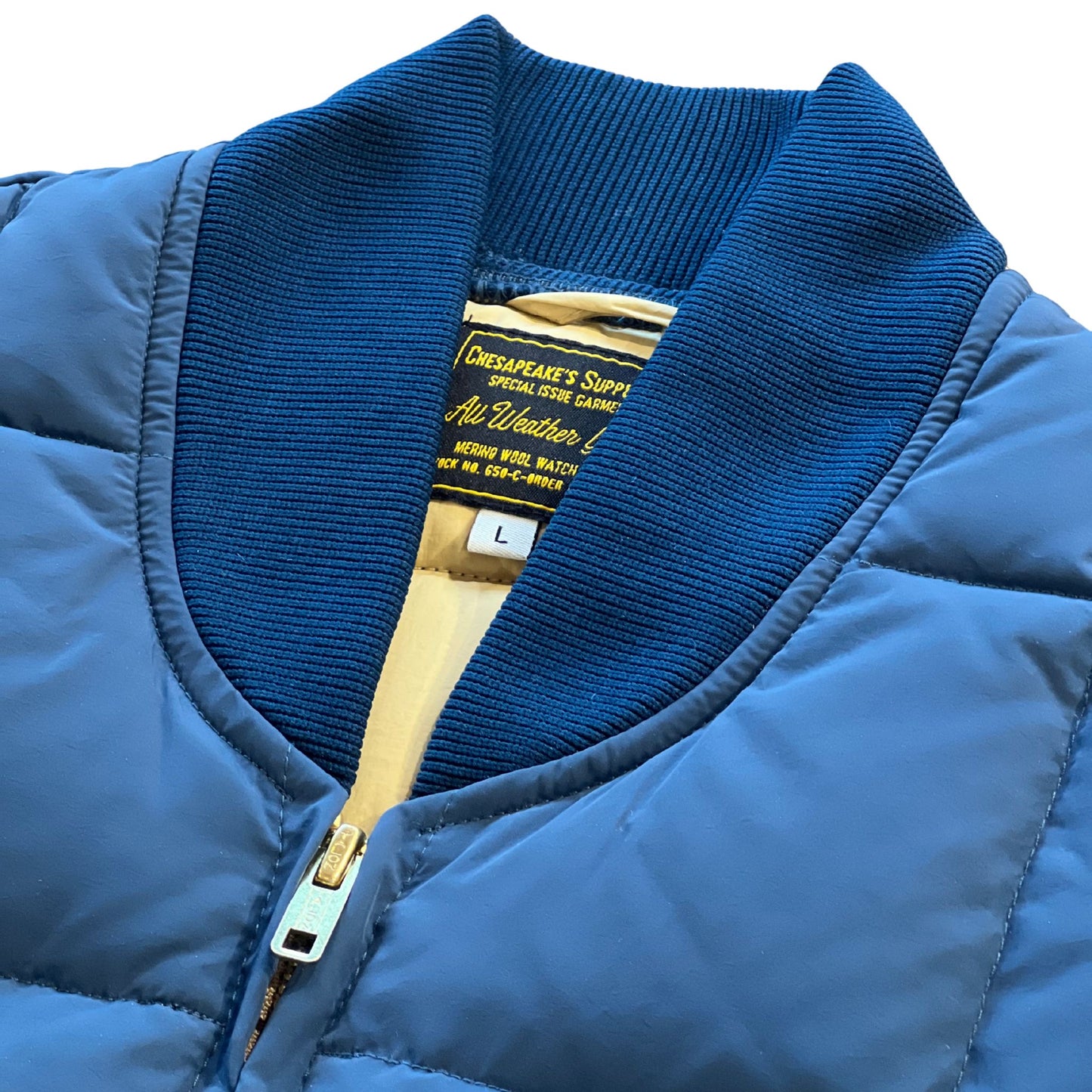 SEATTLE DOWN VEST COL.BLUE
