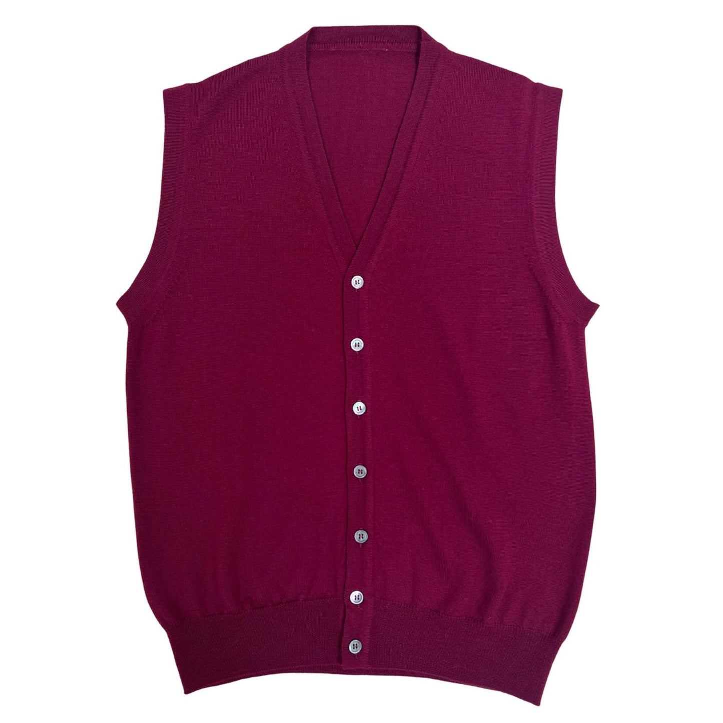 GILET 12 COL.BORDEAUX