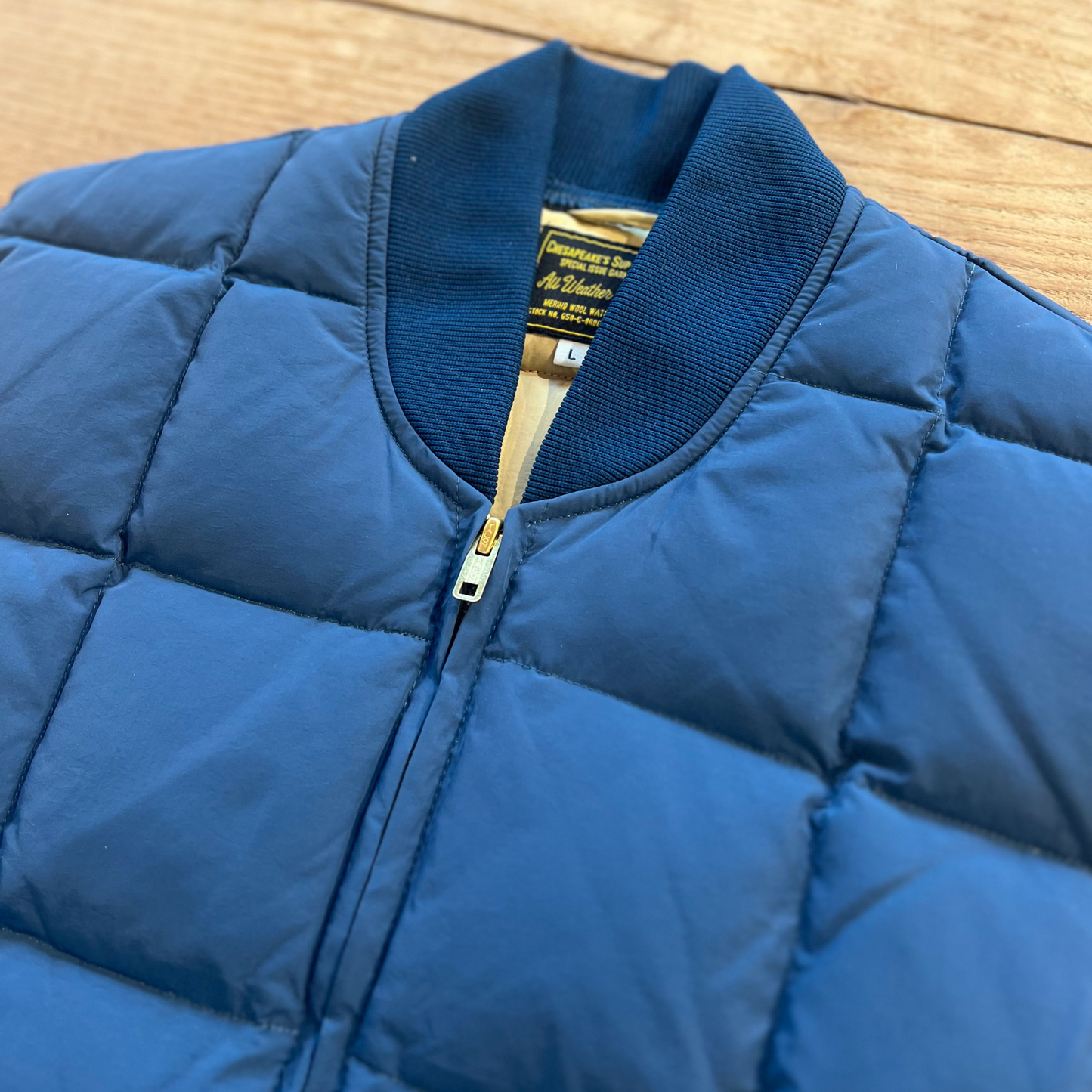 SEATTLE DOWN VEST COL.BLUE