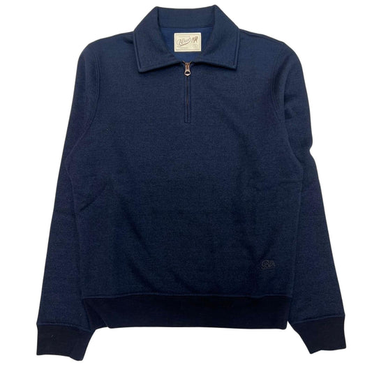 FELPA ZIP WOOL COL.NAVY