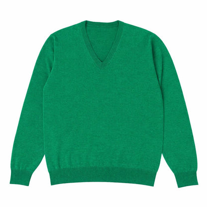 SCOLLO A V SUPER 120s COL.SMERALDO