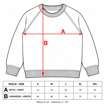 MAGLIA FELPA GIAMMA COL.MÉLANGE