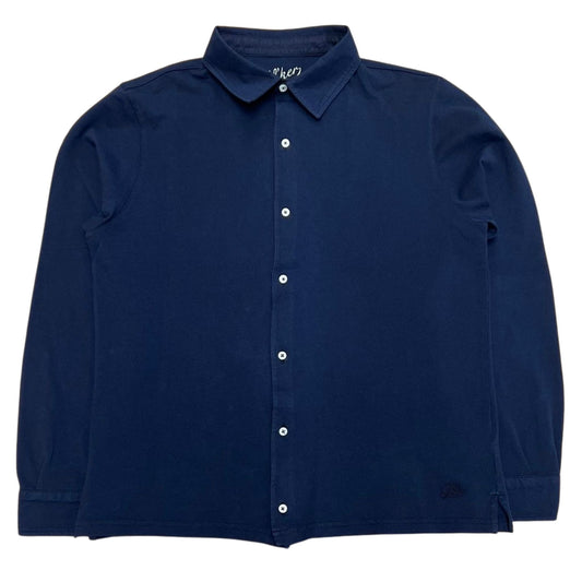 CAMICIA PIQUET DI PATRIZIO COL.NAVY