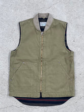 Load image into Gallery viewer, WORK VEST CANVAS PASADENA GREEN
