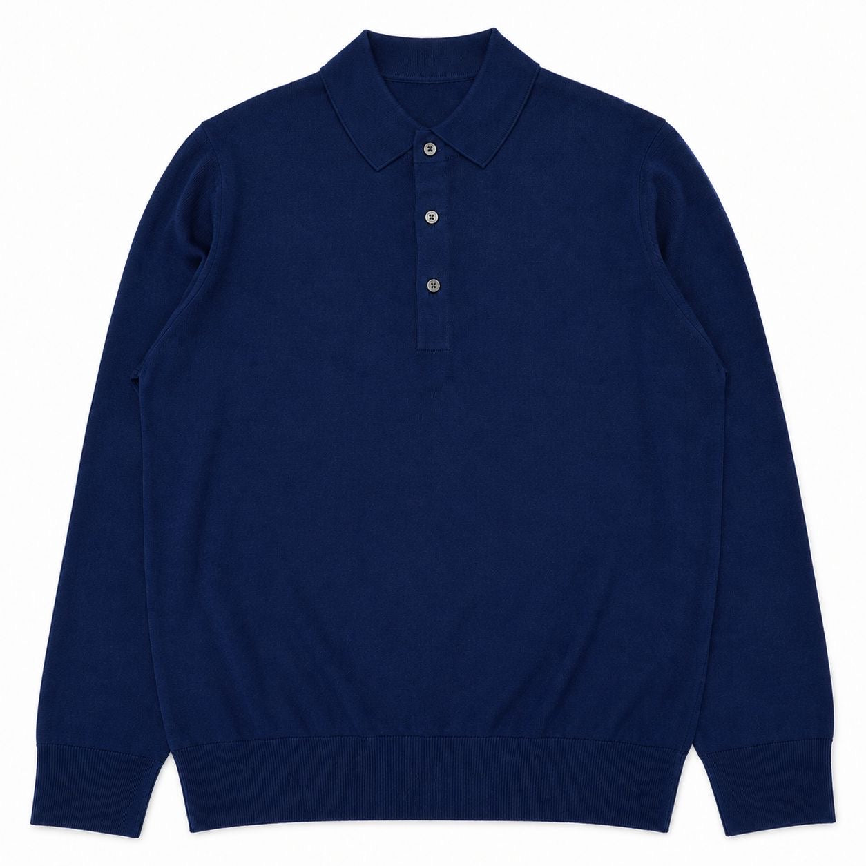POLO MANICA LUNGA 120s COL.NAVY