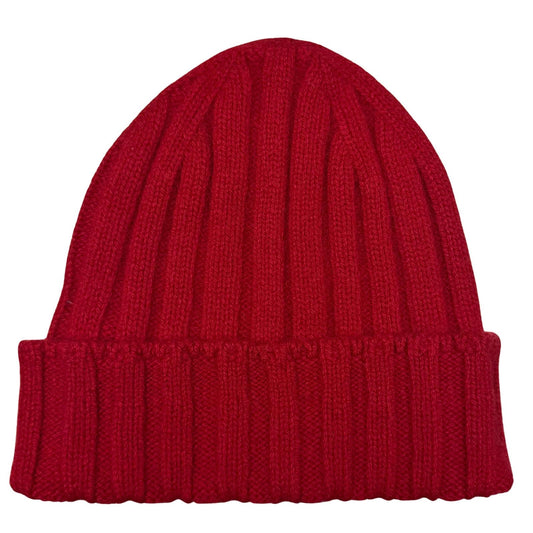 BERRETTO 100% CASHMERE COL.ROSSO