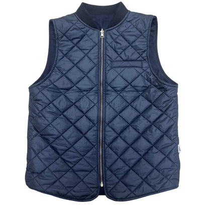 GILET REVERSIBILE WOOL COL.BLU