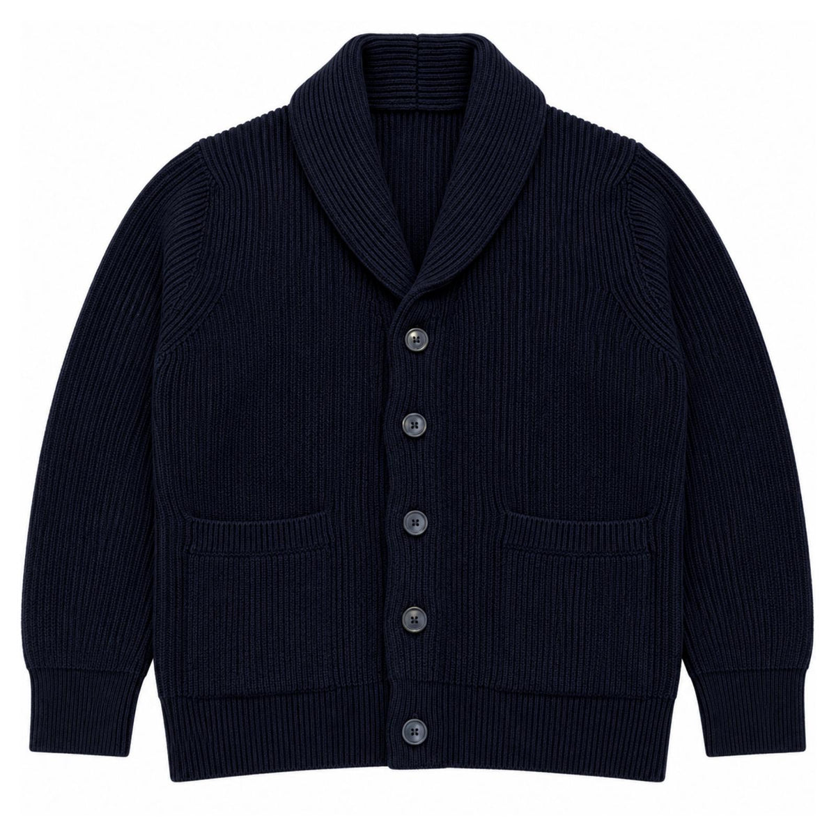 SHAWL COLLAR COL.DARK NAVY