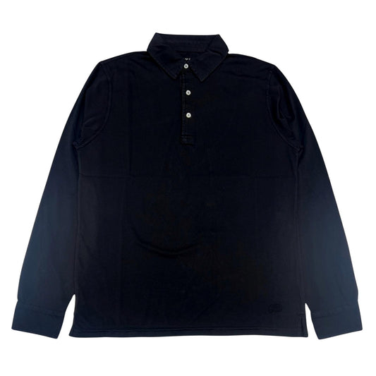 POLO M/L CARBON BRUSHED COL.NERO