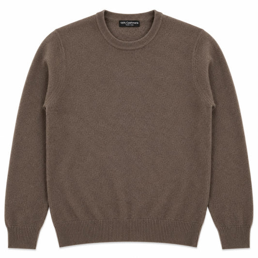 GIROCOLLO 100%CASHMERE COL.TORTORA
