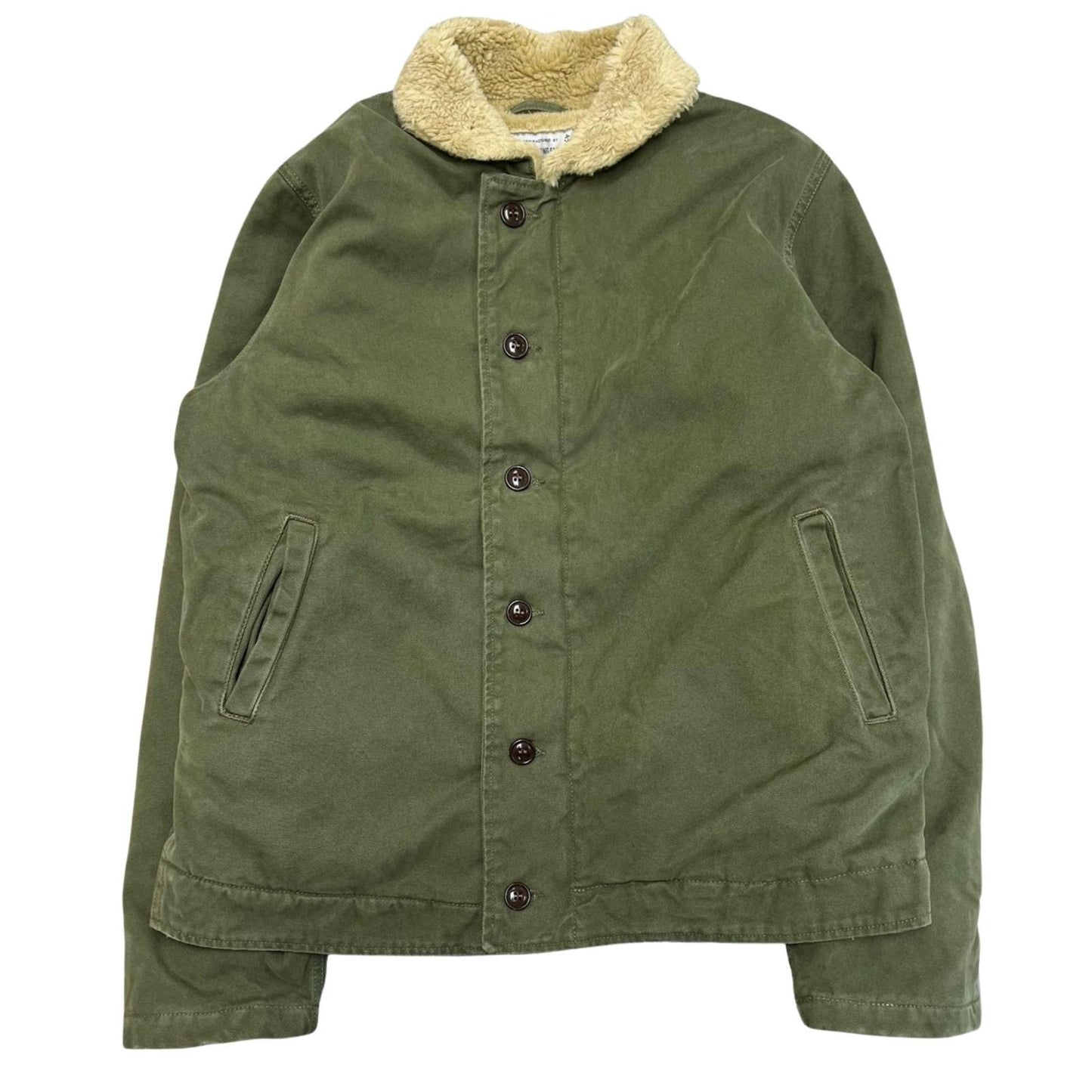 DECK JACKET ARMY GREEN