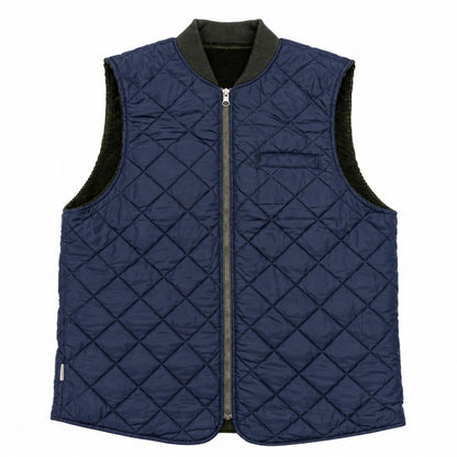 GILET REVERSIBILE VELVET GREEN/NAVY