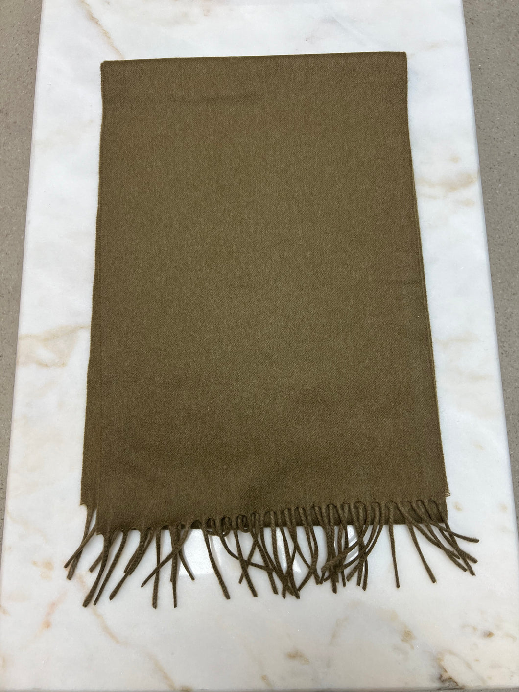 SCARF 100%CASHMERE ZIBELLINO COL.CAMMELLO