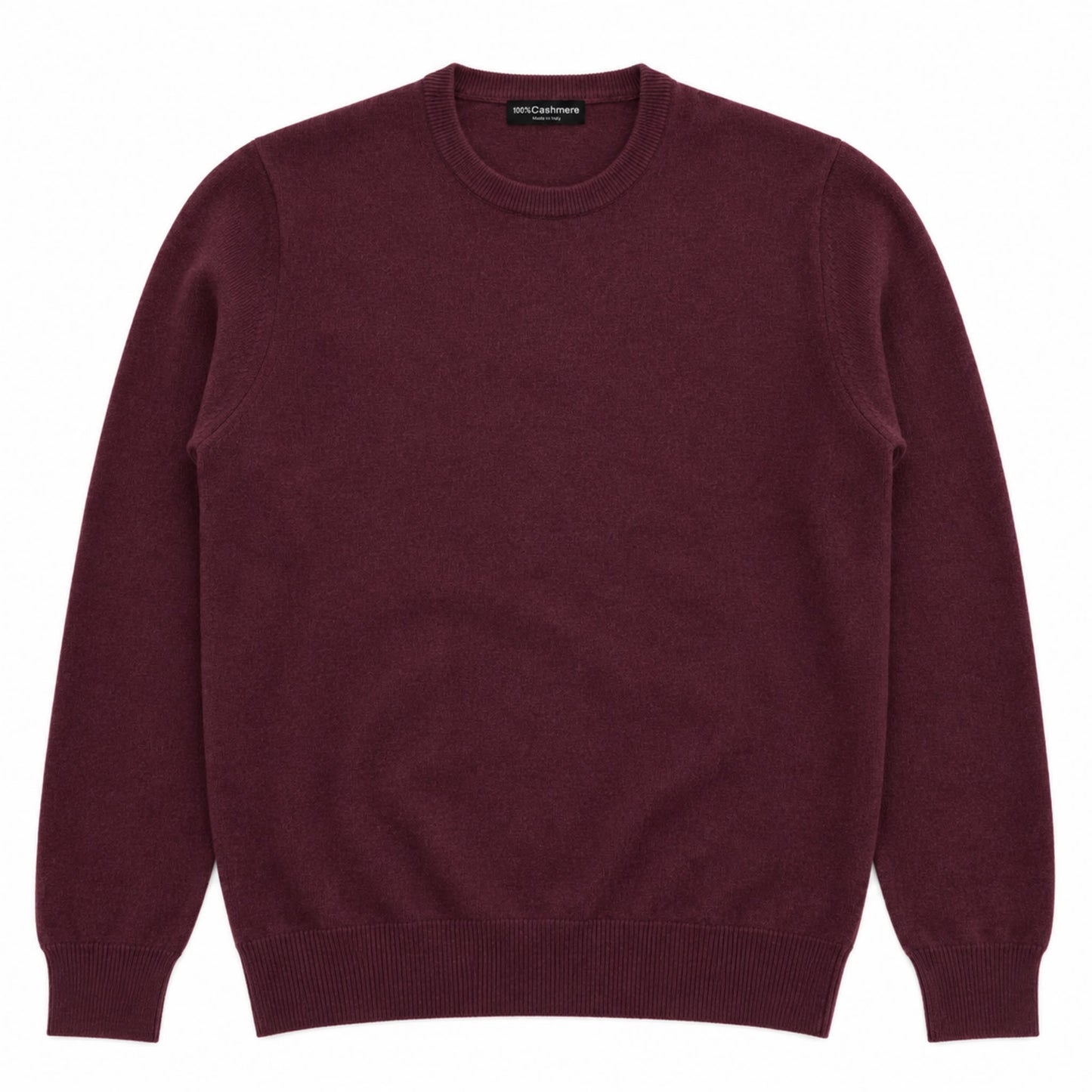 GIROCOLLO 100%CASHMERE COL.BORDEAUX
