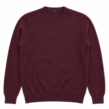 GIROCOLLO 100%CASHMERE COL.BORDEAUX