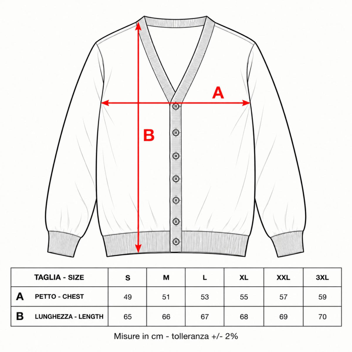 CARDIGAN FINEZZA 12 COL.BOSCO