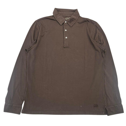POLO M/L CARBON BRUSHED COL.BROWN