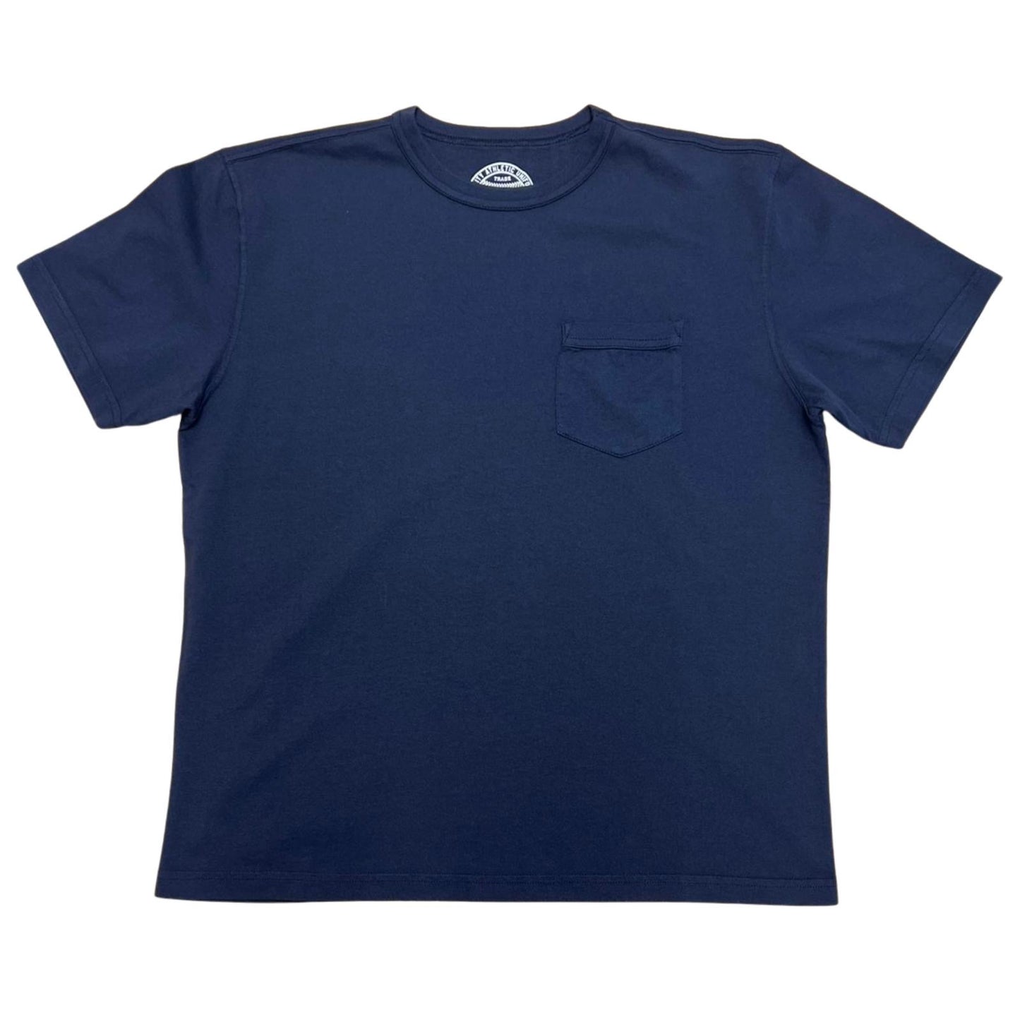 T-SHIRT POCKET COL.NAVY