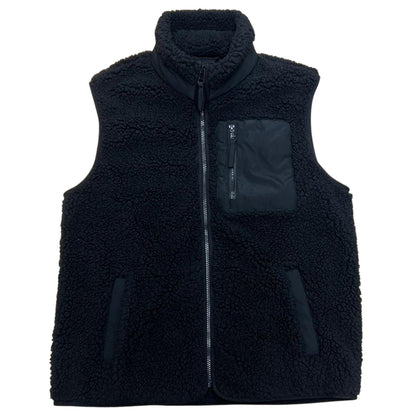 GILET SHERPA COL.BLACK