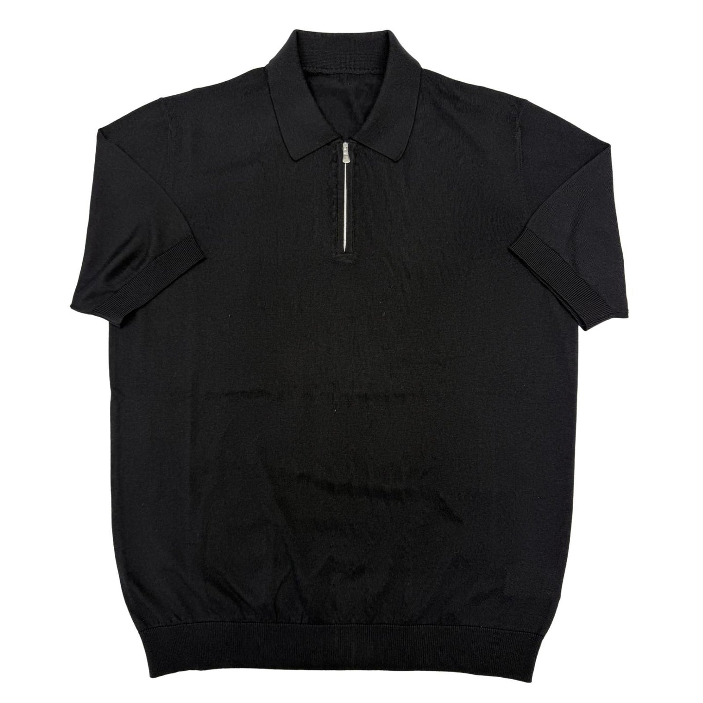 POLO 1/2 ZIP SETA COTONE COL.900