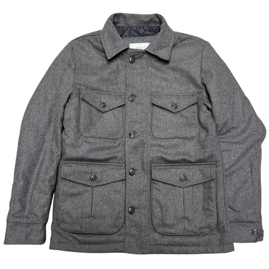 UTILITY JACKET WOOL COL.BROWN
