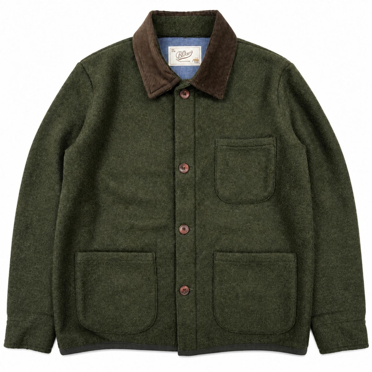 WORK WOOL COL.GREEN