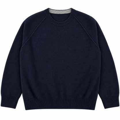 MAGLIA FELPA GIAMMA COL.NAVY