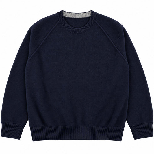MAGLIA FELPA GIAMMA COL.NAVY