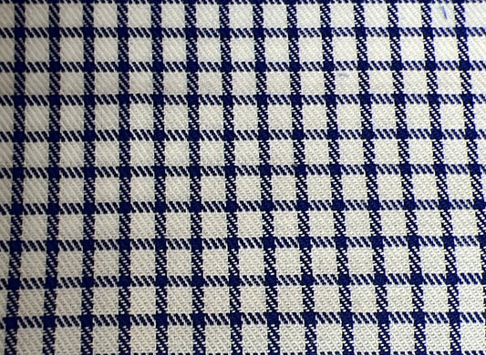 REDDITO DI ELEGANZA 15 TWILL COL.SCACCO BLU