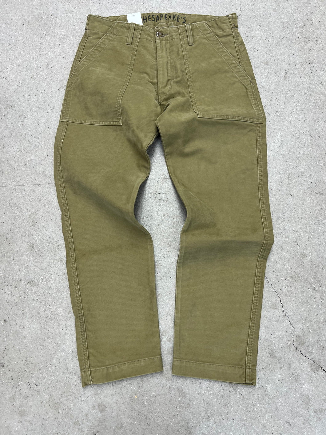 FATIGUE JUNGLE CLOTH COL.KHAKI GREEN