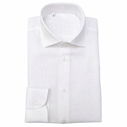 CAMICIA 100% LINO COL.BIANCO