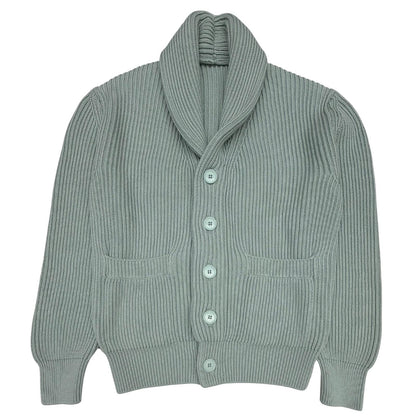 SHAWL COLLAR GIZA 45 COL.ACQUA MARINA