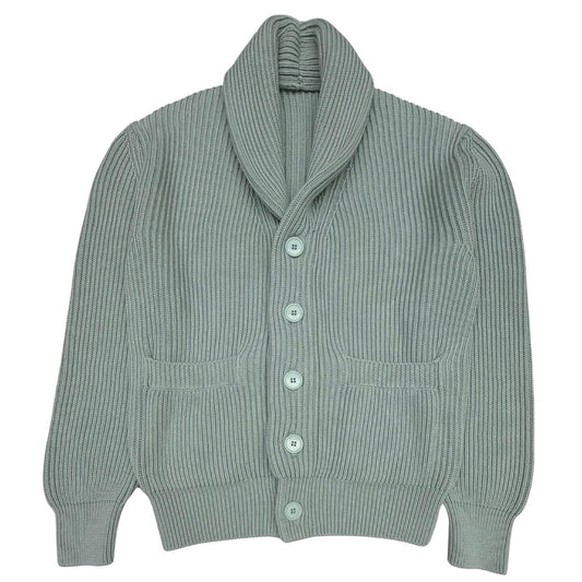 SHAWL COLLAR GIZA 45 COL.ACQUA MARINA