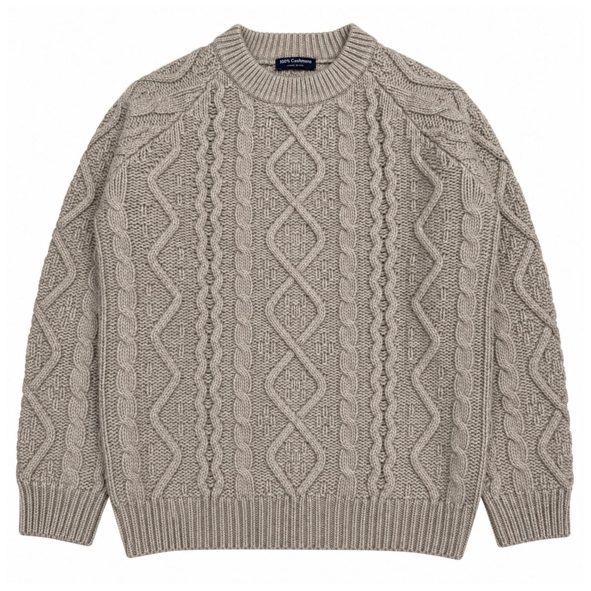 ARAN 100%CASHMERE COL.TORTORA