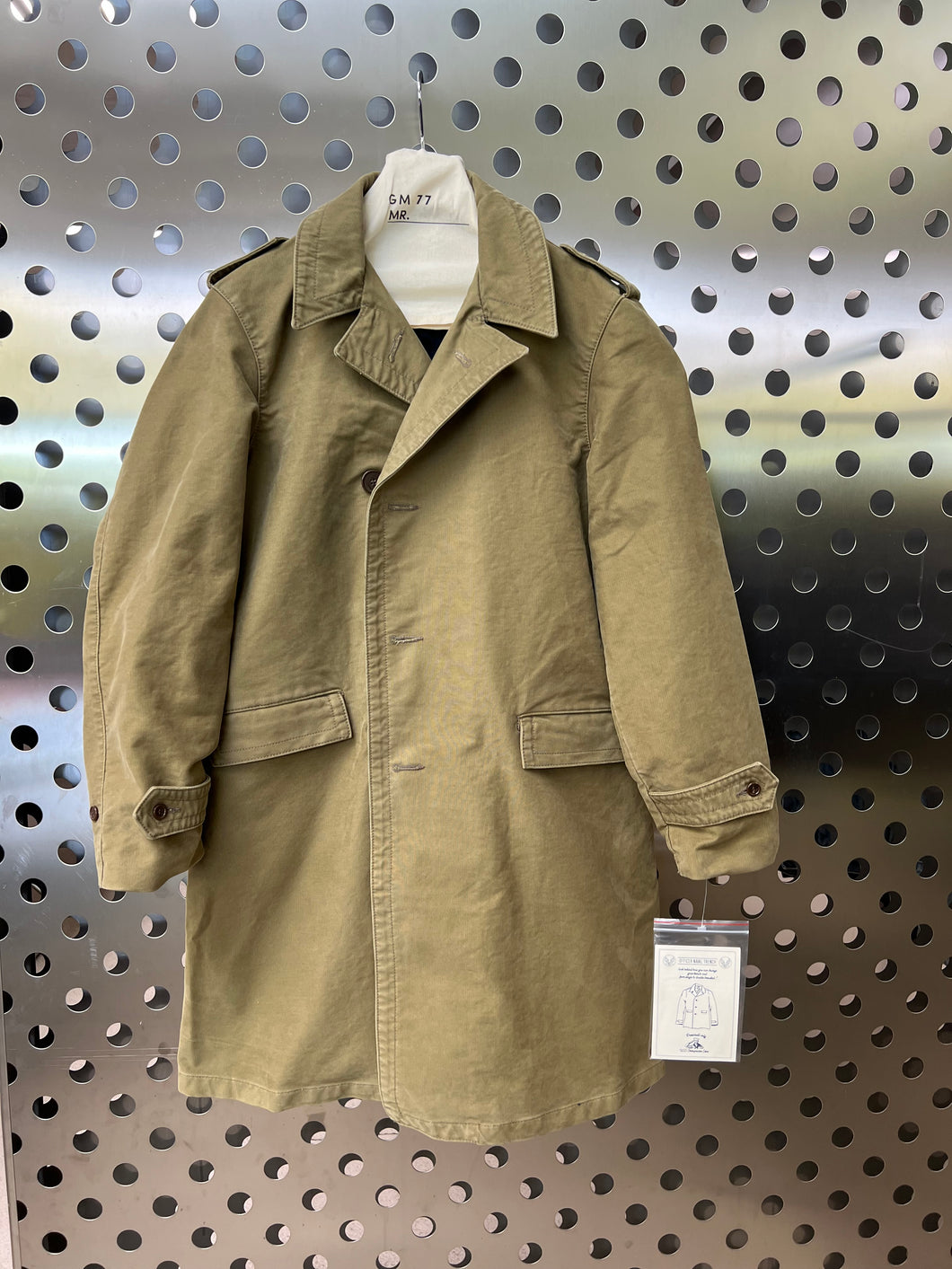 TRENCH MARINA MILITARE COL.KHAKI GREEN