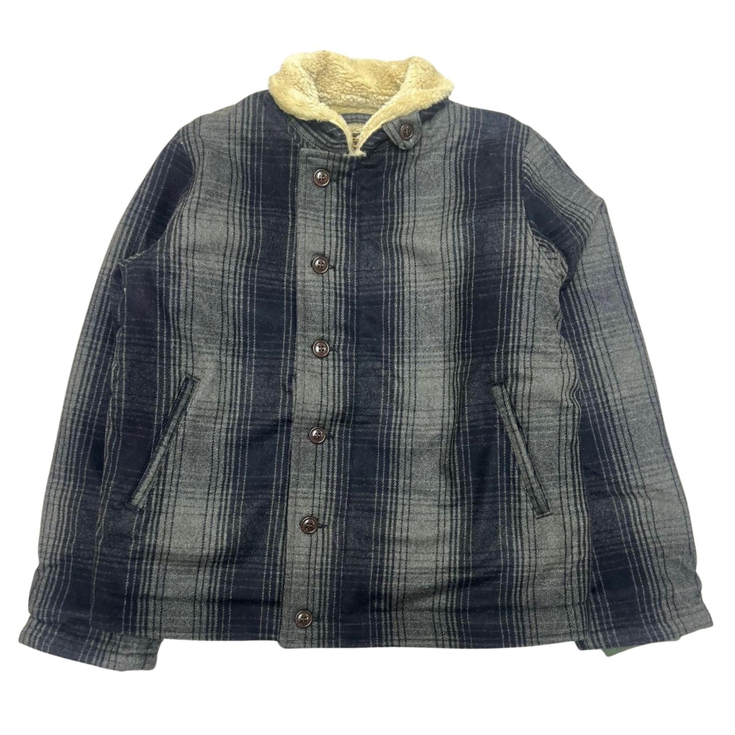 DECK JACKET WOOL CHECK