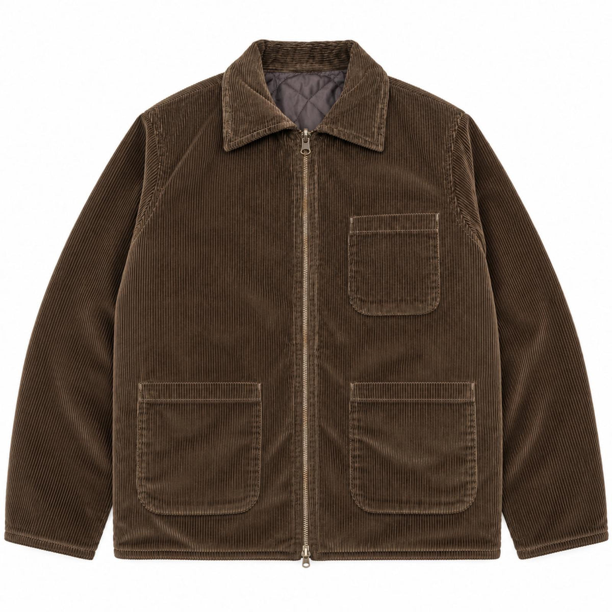 WORK DOUBLE VELVET COL.BROWN