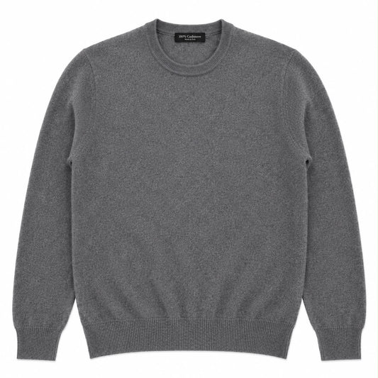 GIROCOLLO 100%CASHMERE COL.MELANGE MEDIO