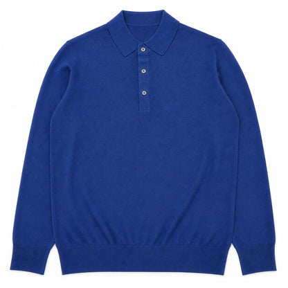 POLO MANICA LUNGA 120s COL.MARINES