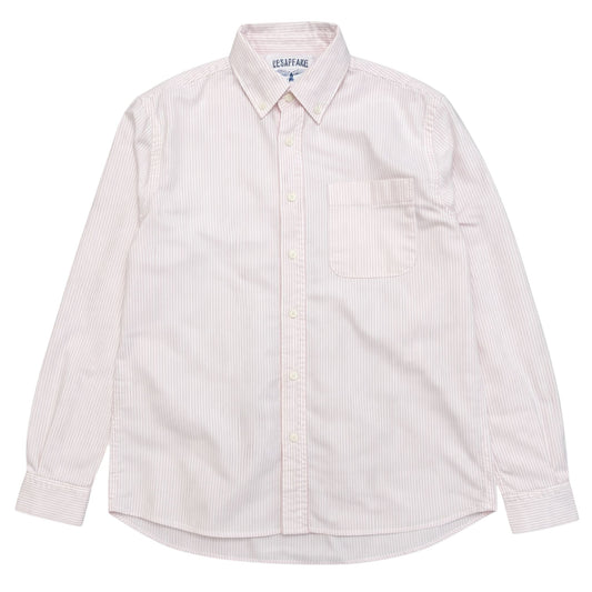 CAMICIA RALPH COL.RIGA BIANCO/ROSA