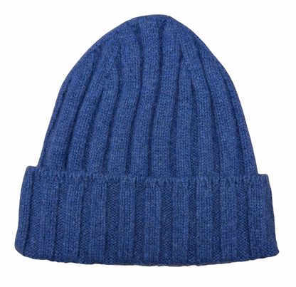 BERRETTO 100% CASHMERE COL.INDACO