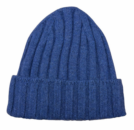 BERRETTO 100% CASHMERE COL.INDACO