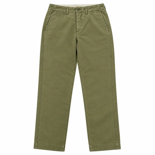 CHINO OFFICER COL.KHAKI GREEN
